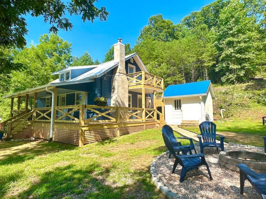 Riverside Relaxer W/Hot Tub+Fire Pit +Wifi & View Franklin Eksteriør billede